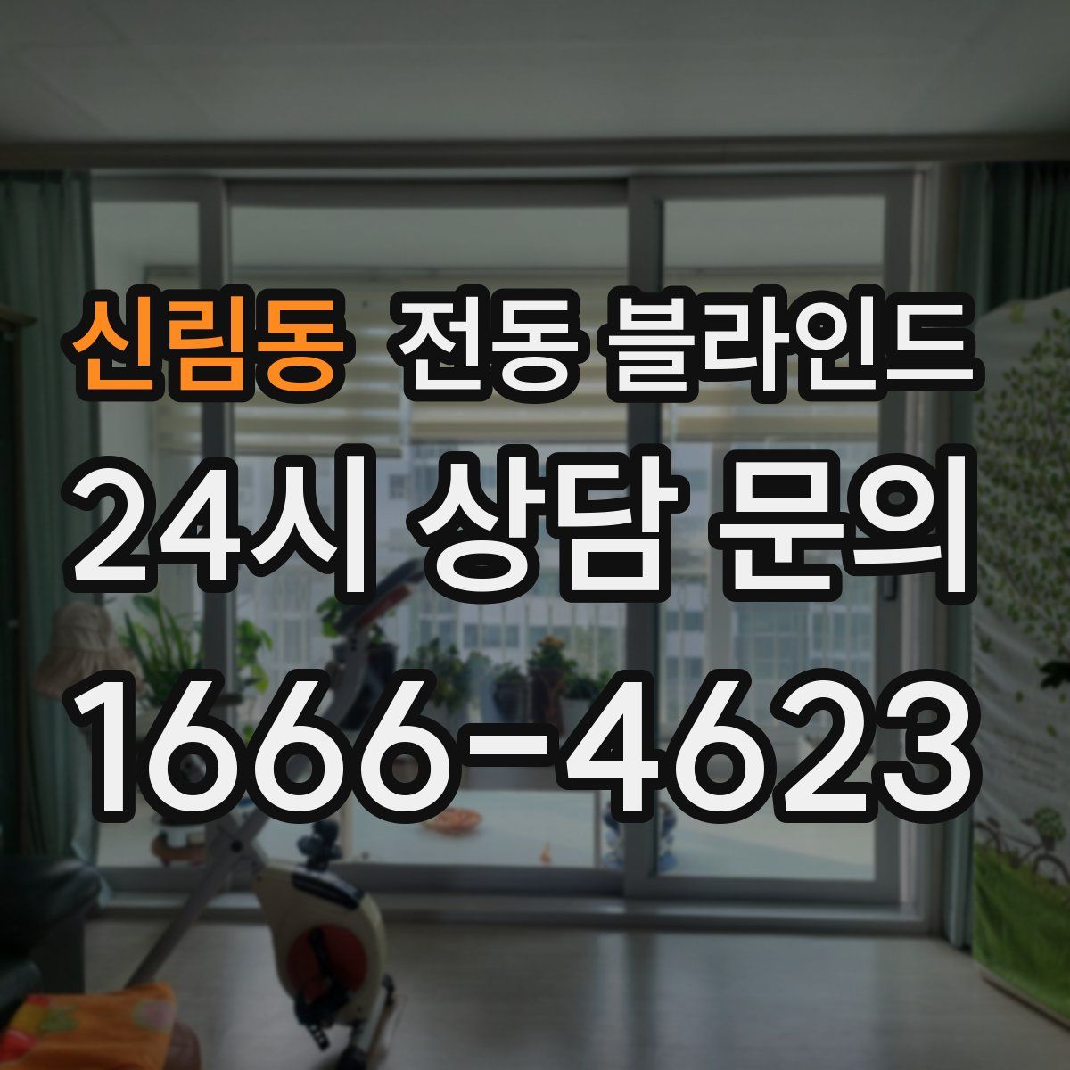 신림동 전동 블라인드