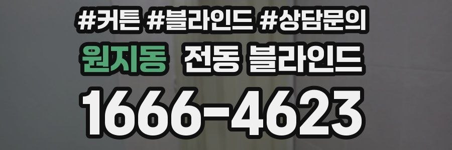 원지동 전동 블라인드