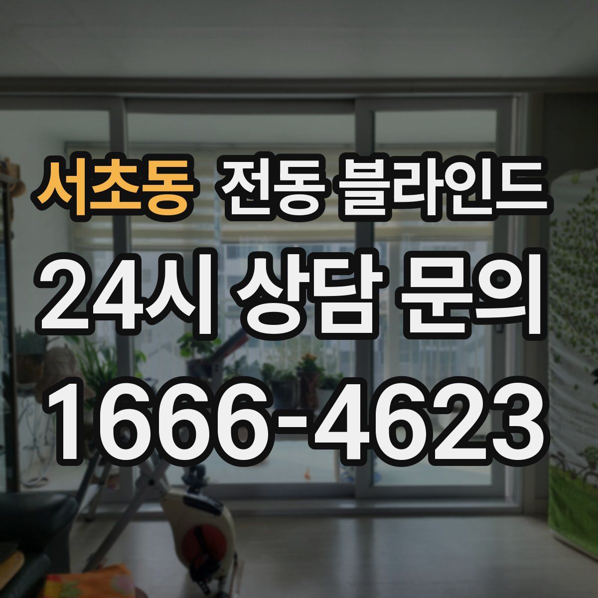 서초동 전동 블라인드