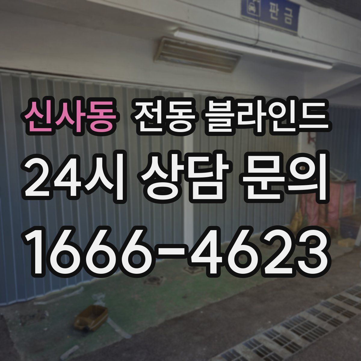 신사동 전동 블라인드