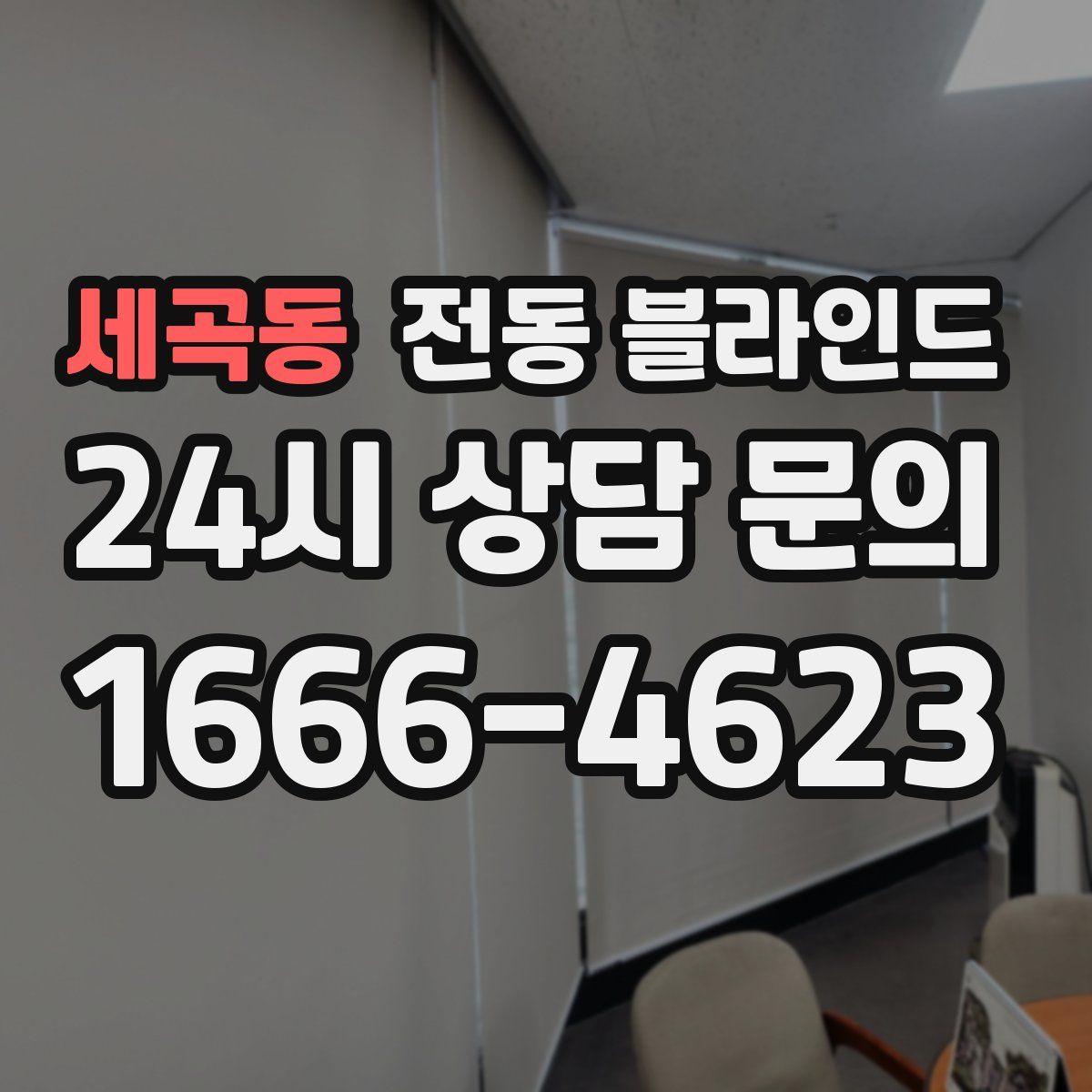 세곡동 전동 블라인드