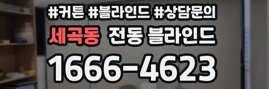 세곡동 전동 블라인드