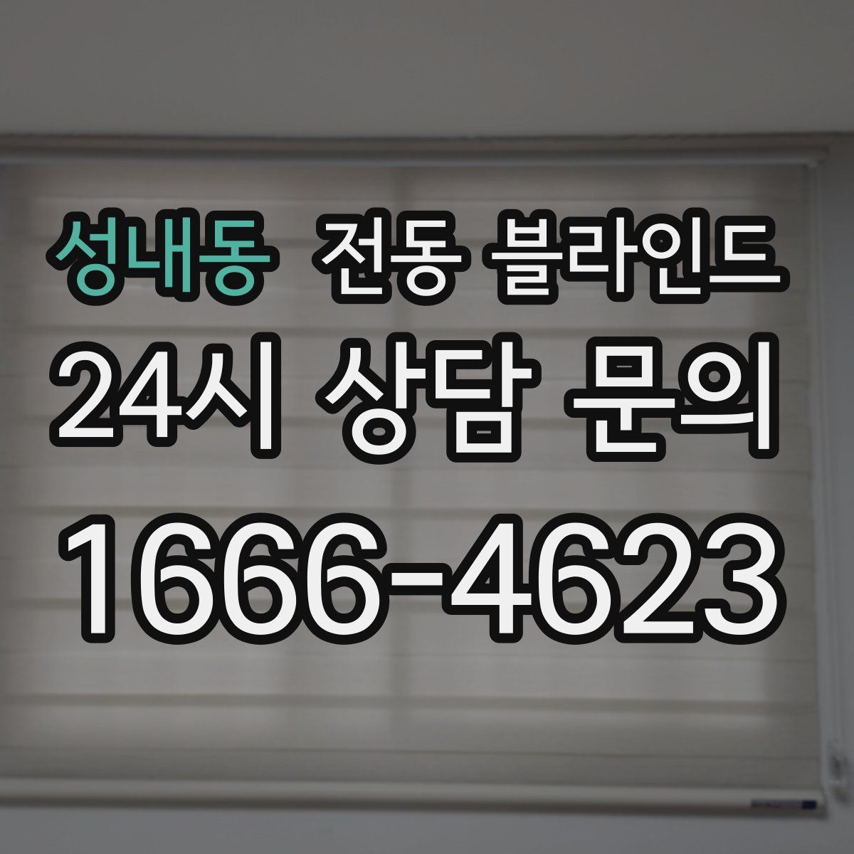 성내동 전동 블라인드