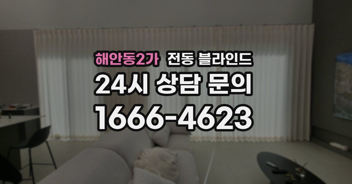해안동2가 전동 블라인드