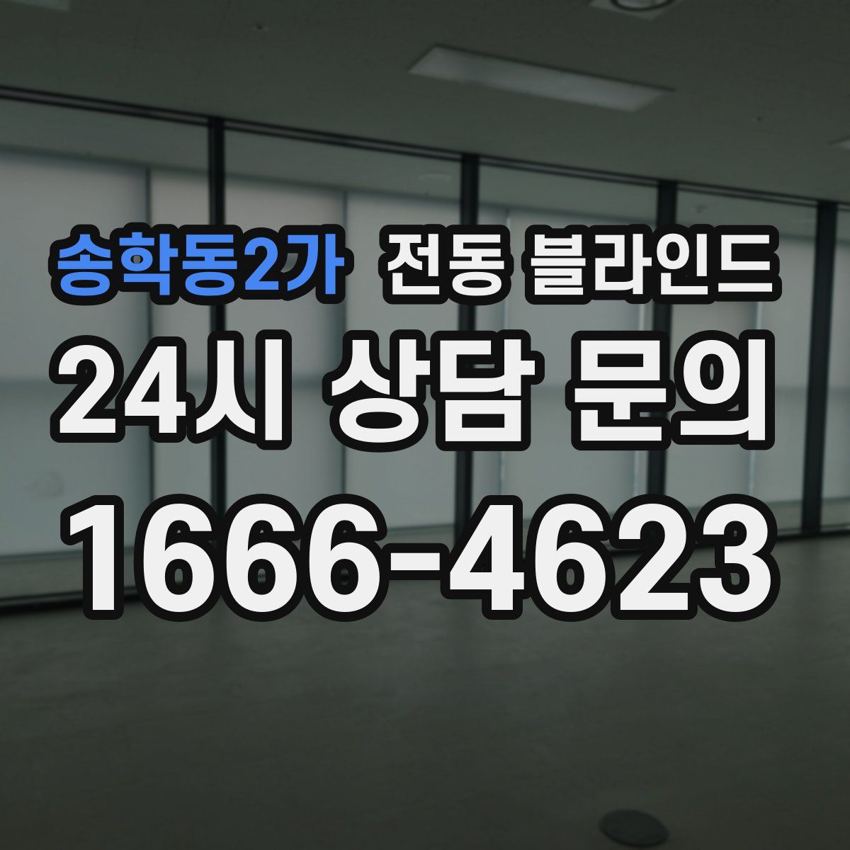송학동2가 전동 블라인드