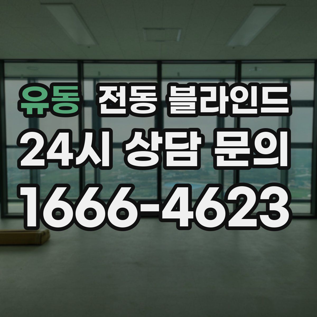 유동 전동 블라인드