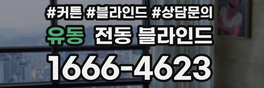 유동 전동 블라인드