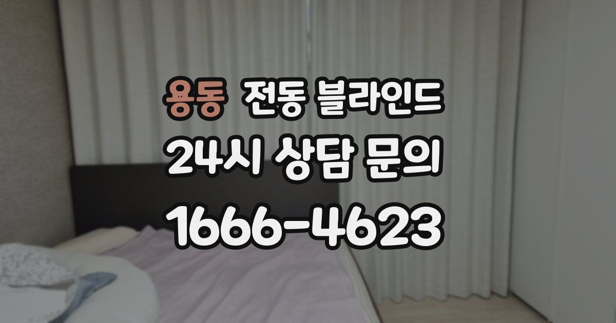 용동 전동 블라인드