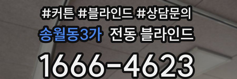 송월동3가 전동 블라인드