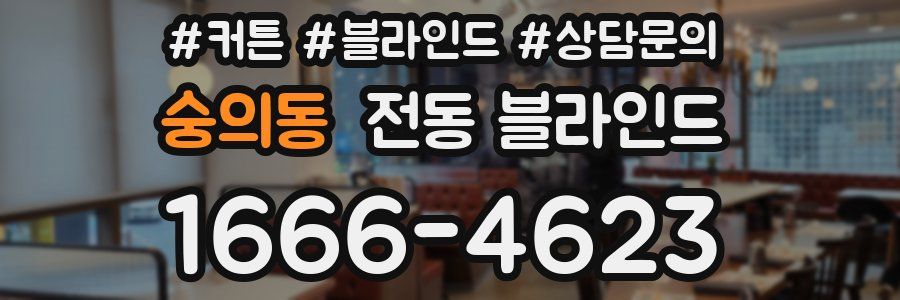 숭의동 전동 블라인드