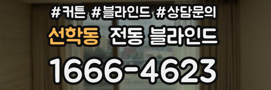 선학동 전동 블라인드