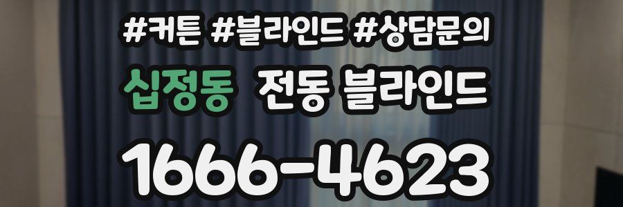 십정동 전동 블라인드