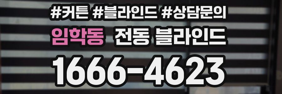 임학동 전동 블라인드