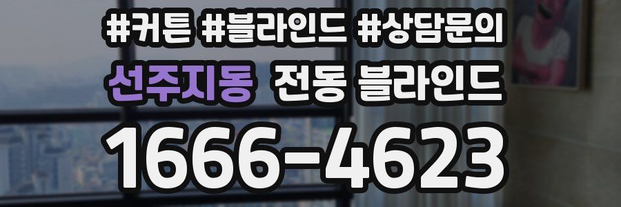 선주지동 전동 블라인드
