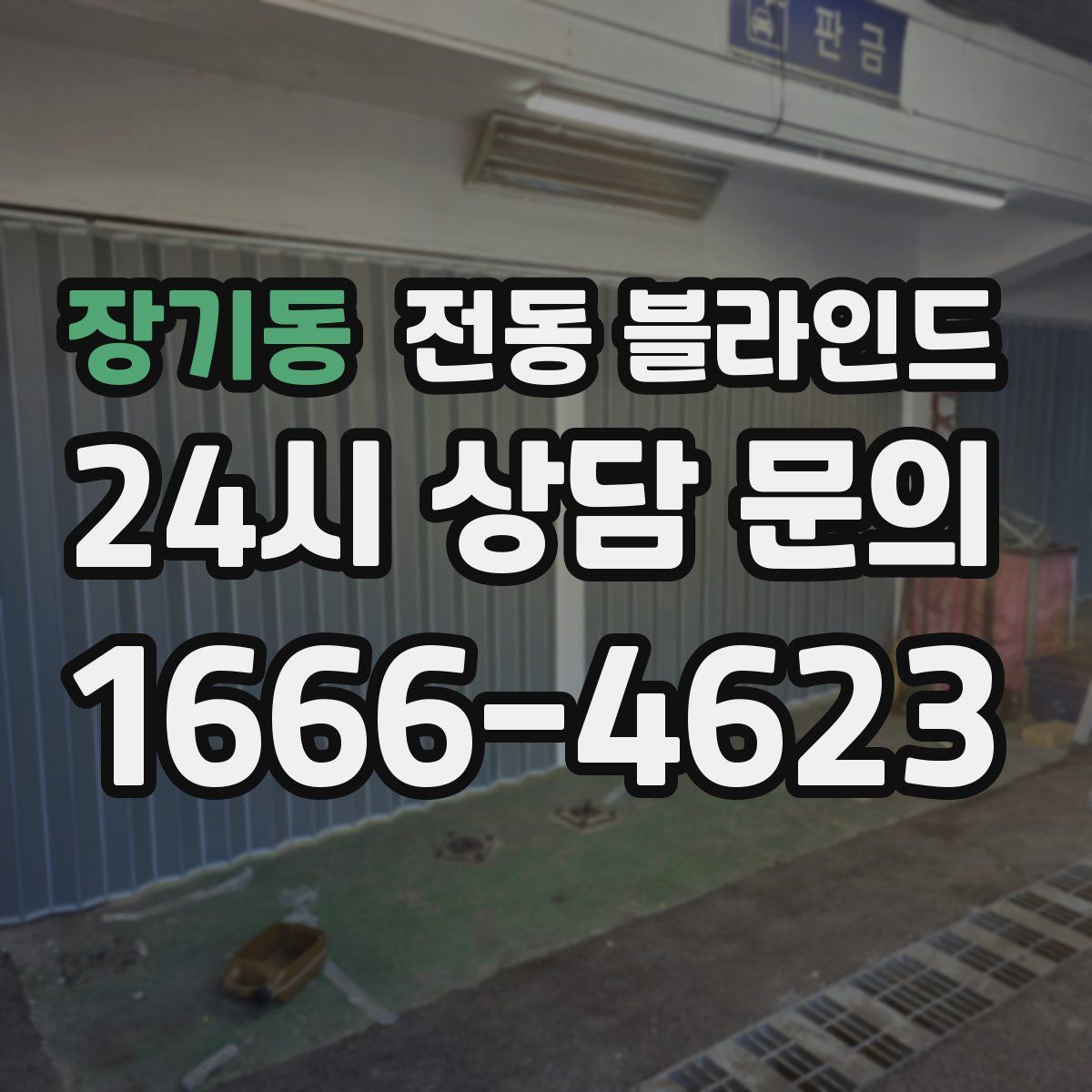 장기동 전동 블라인드