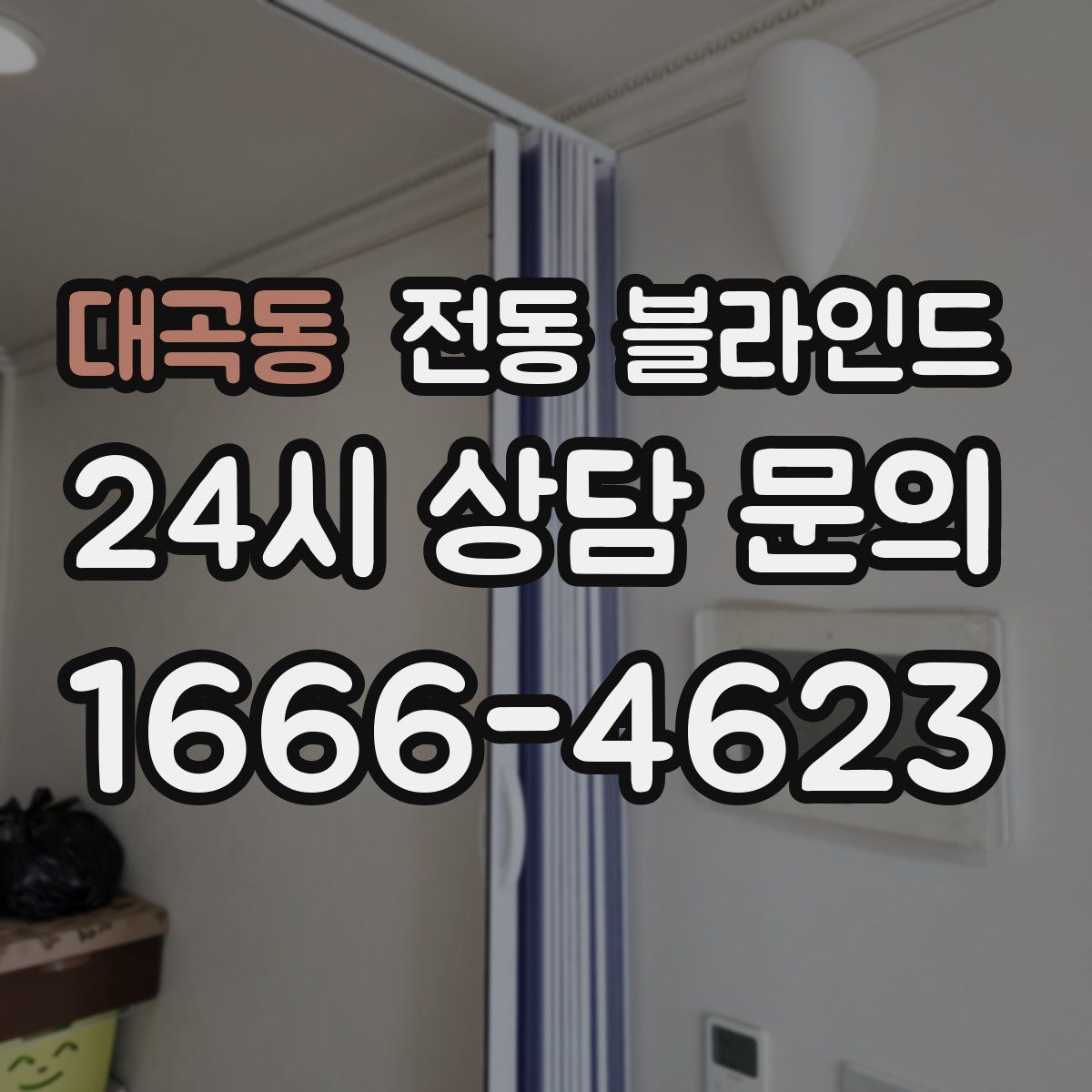 대곡동 전동 블라인드
