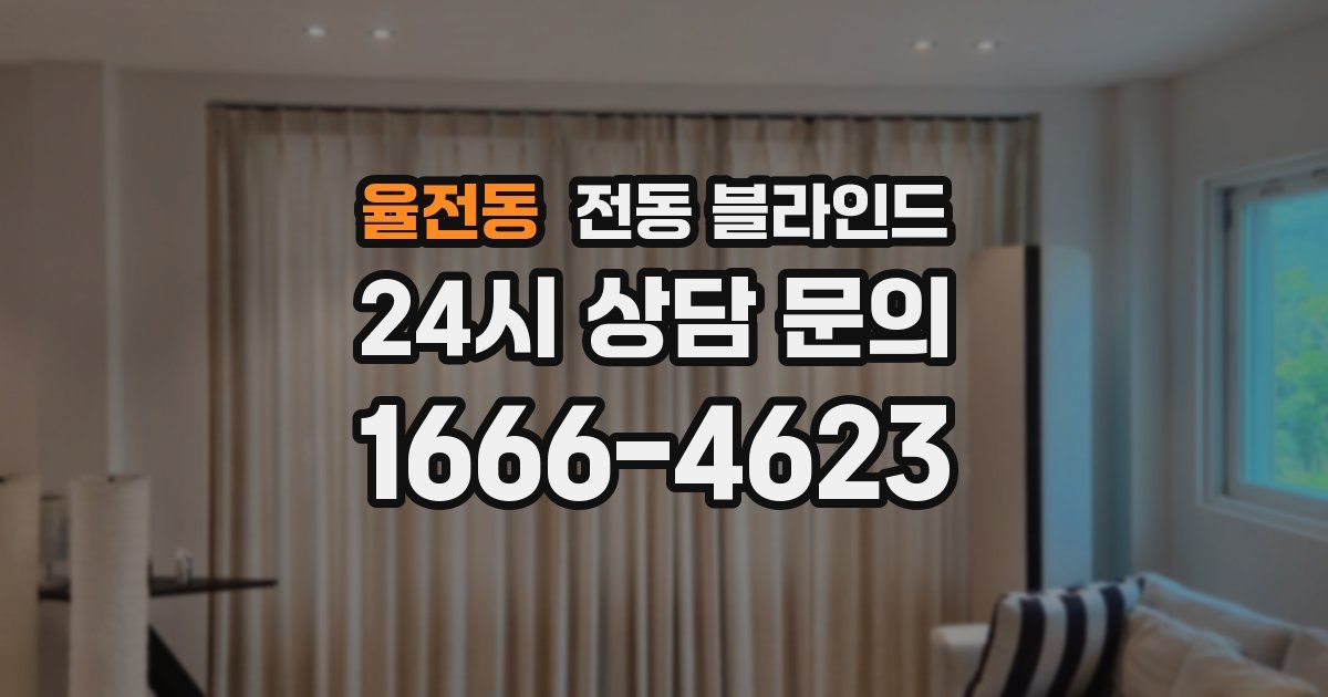 율전동 전동 블라인드