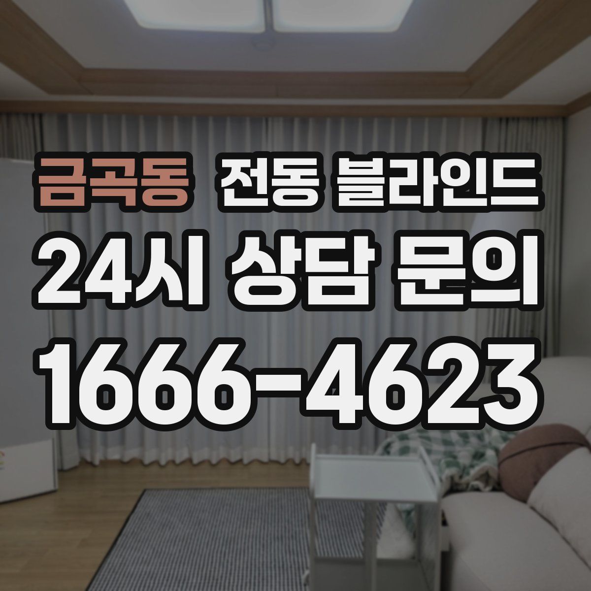 금곡동 전동 블라인드