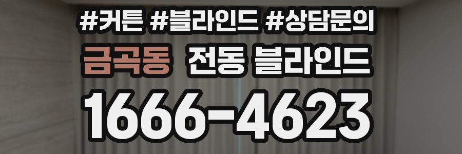 금곡동 전동 블라인드