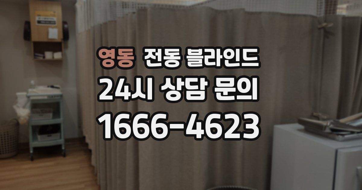 영동 전동 블라인드