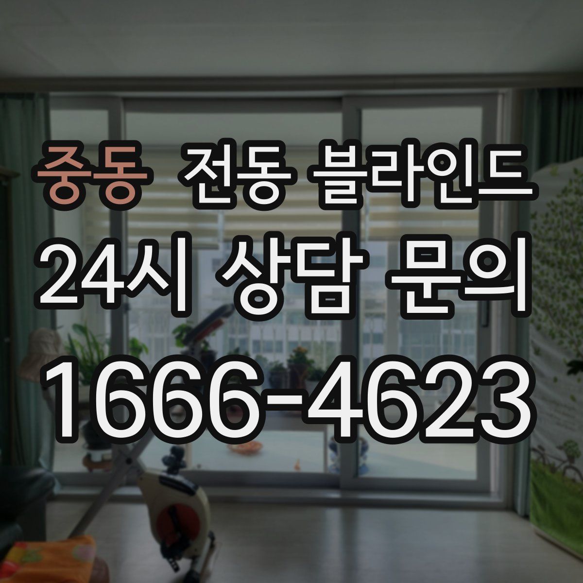 중동 전동 블라인드