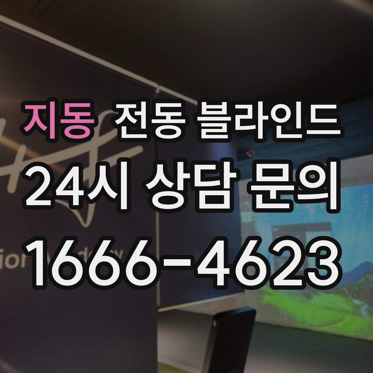 지동 전동 블라인드