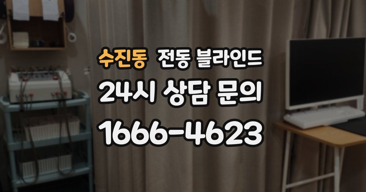 수진동 전동 블라인드