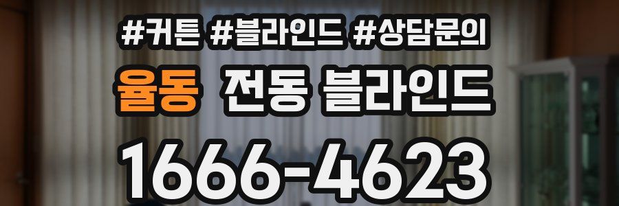 율동 전동 블라인드