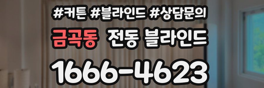 금곡동 전동 블라인드
