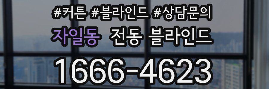 자일동 전동 블라인드