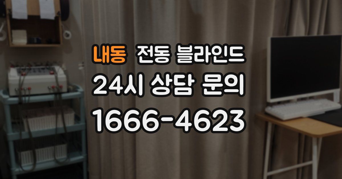 내동 전동 블라인드