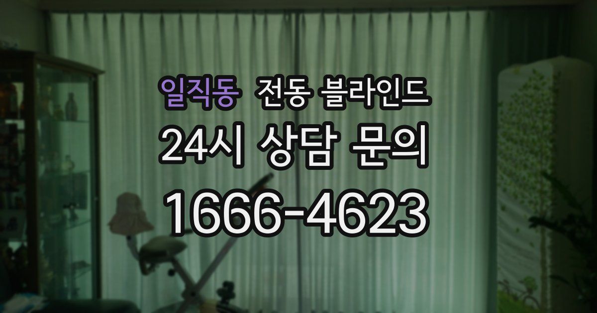 일직동 전동 블라인드