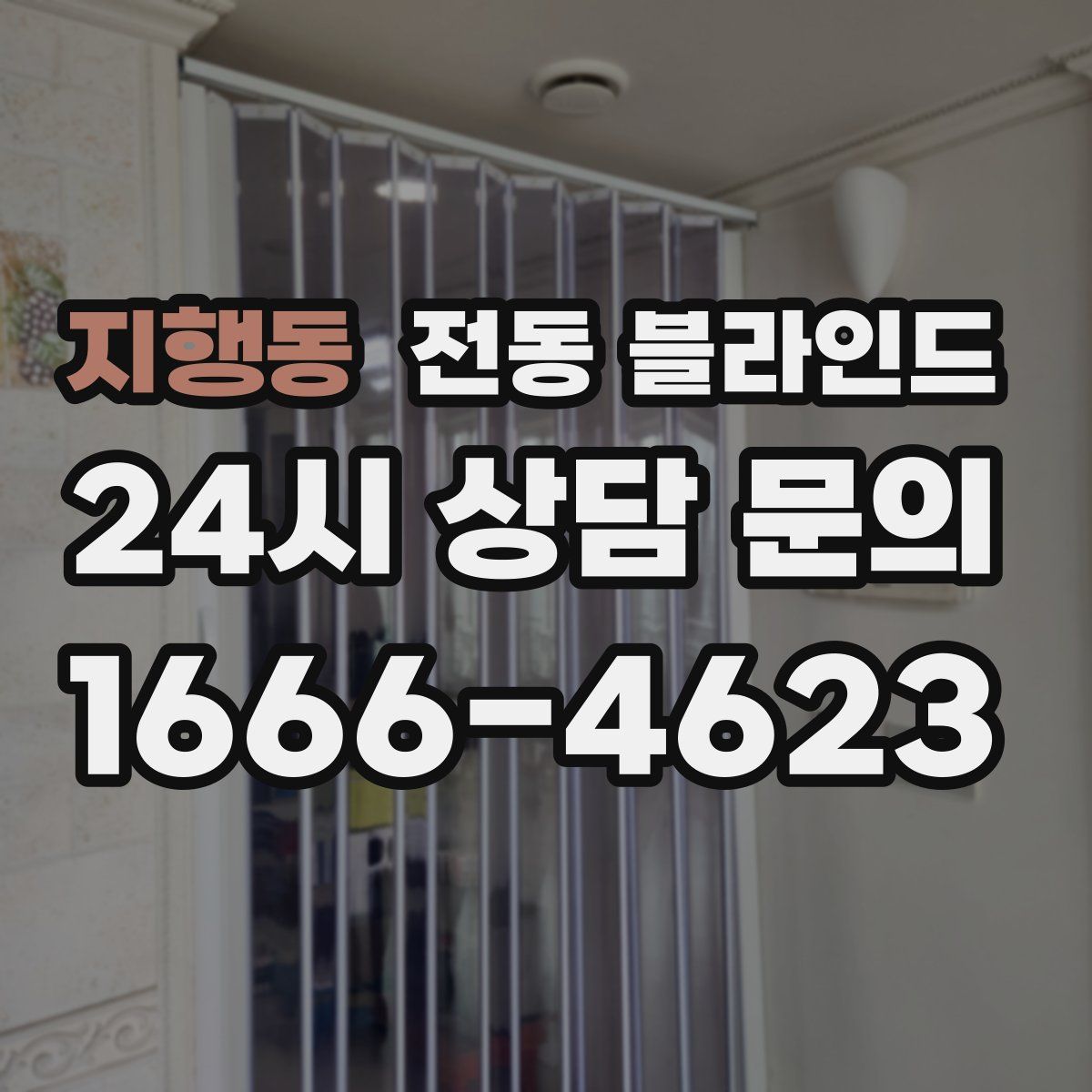 지행동 전동 블라인드