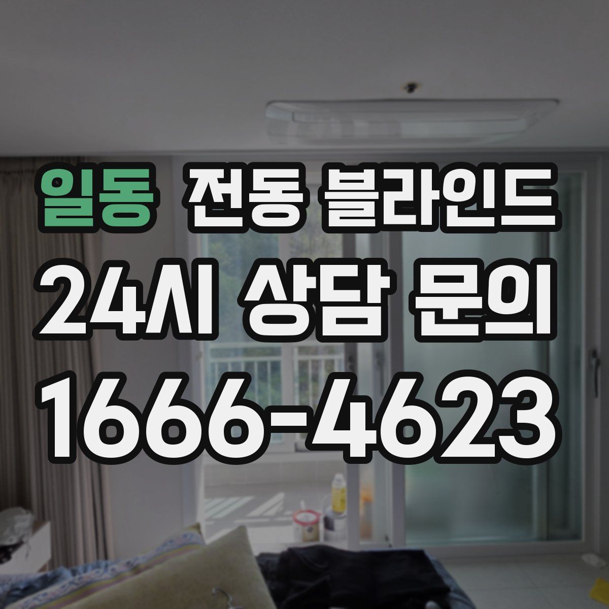 일동 전동 블라인드