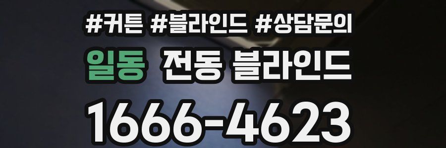 일동 전동 블라인드