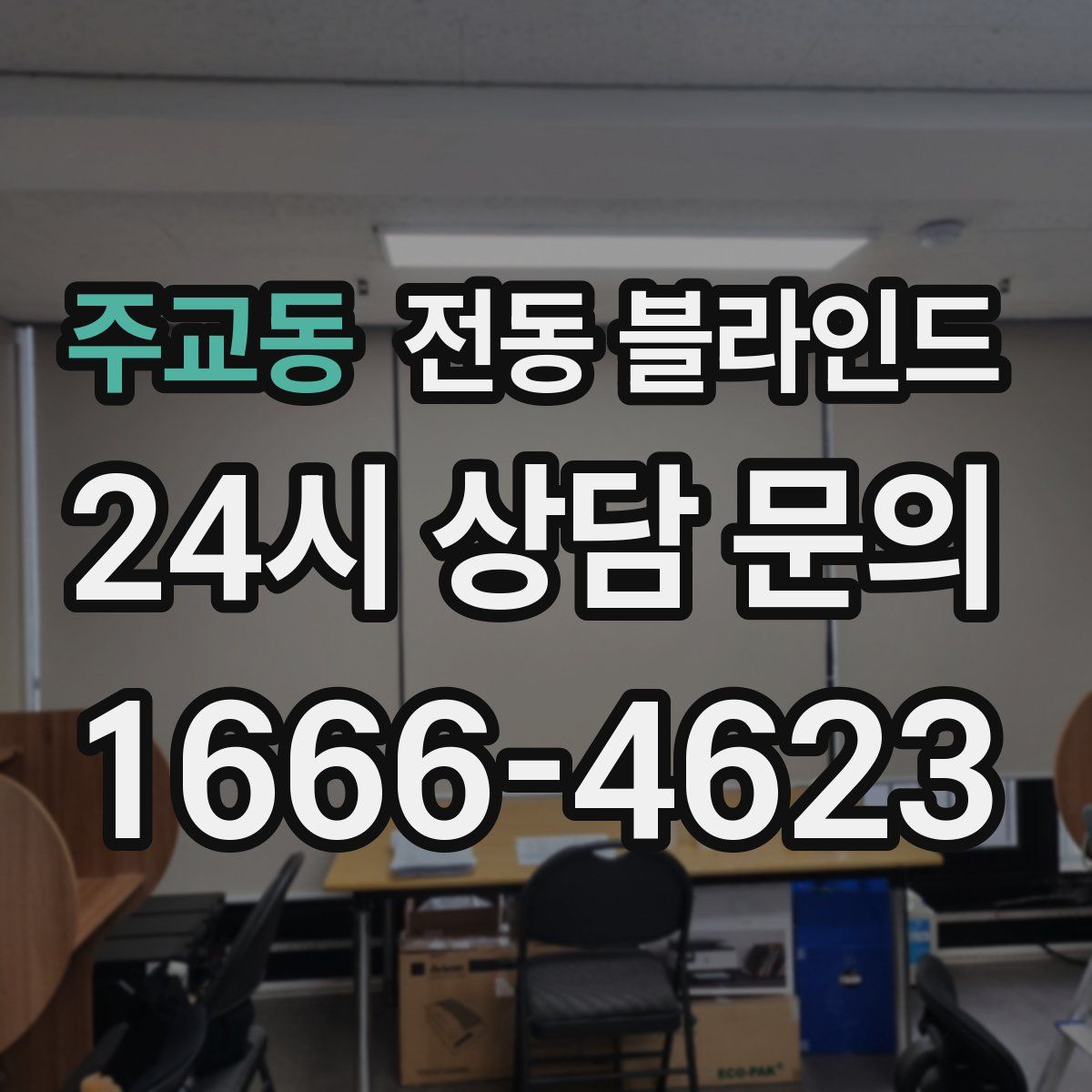 주교동 전동 블라인드