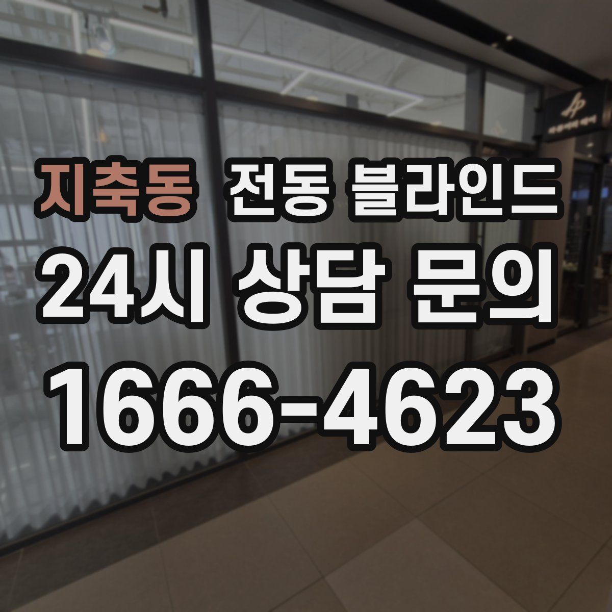 지축동 전동 블라인드