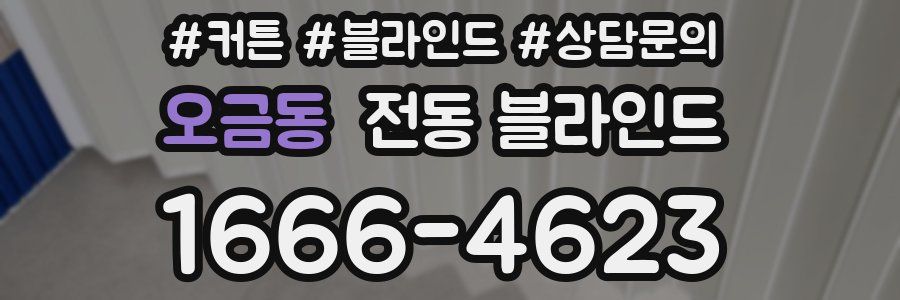 오금동 전동 블라인드