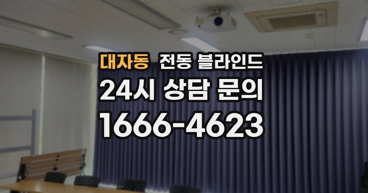 대자동 전동 블라인드