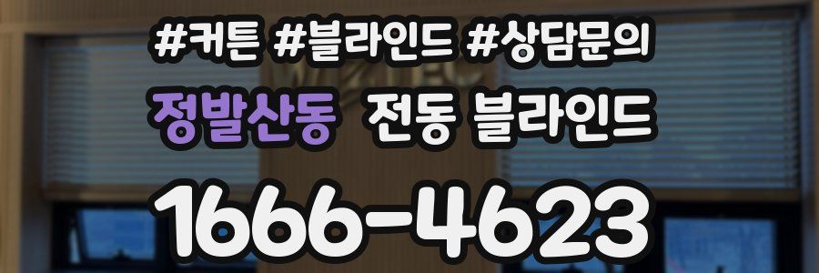 정발산동 전동 블라인드
