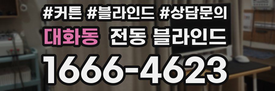 대화동 전동 블라인드