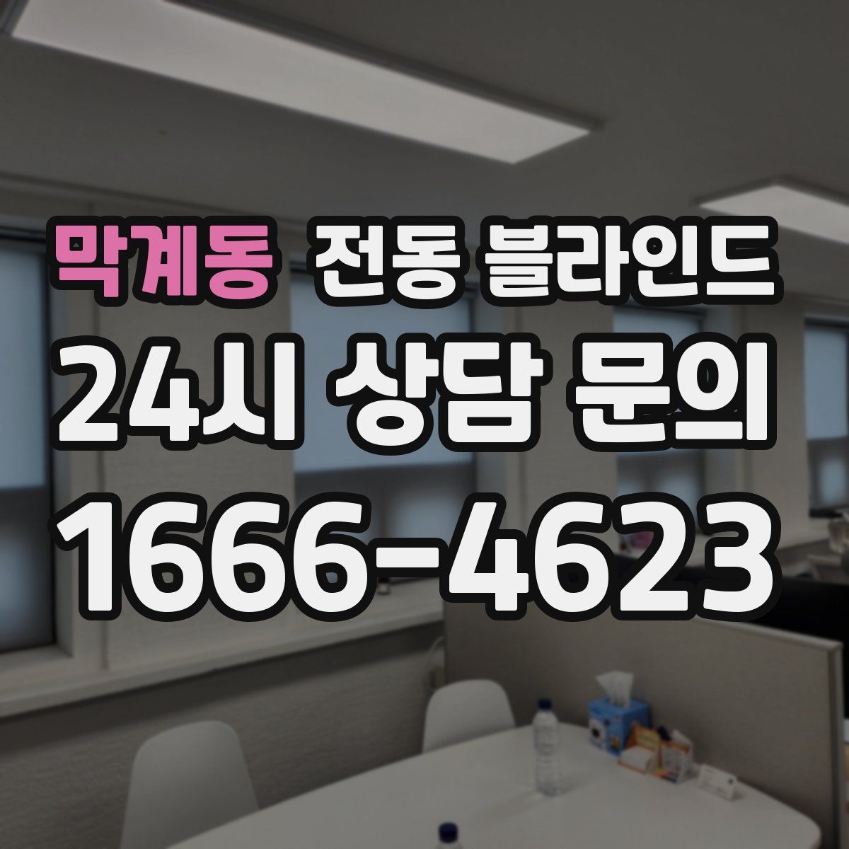 막계동 전동 블라인드