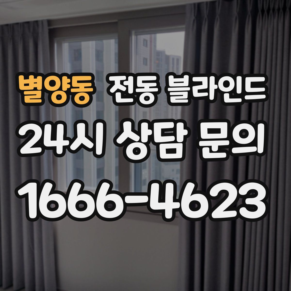 별양동 전동 블라인드