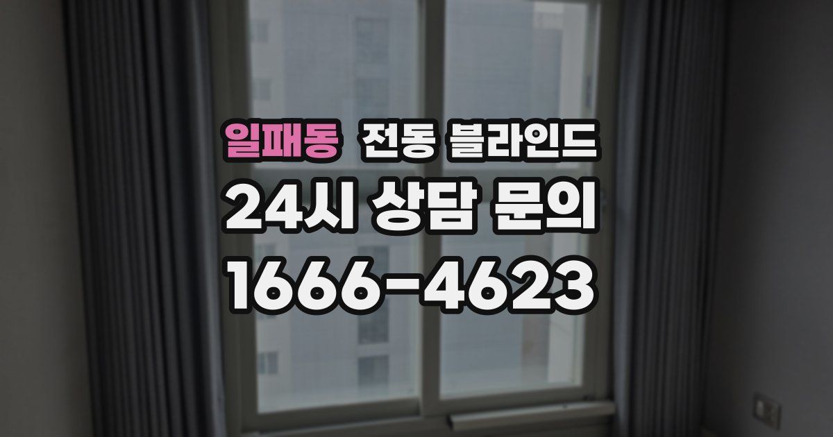 일패동 전동 블라인드
