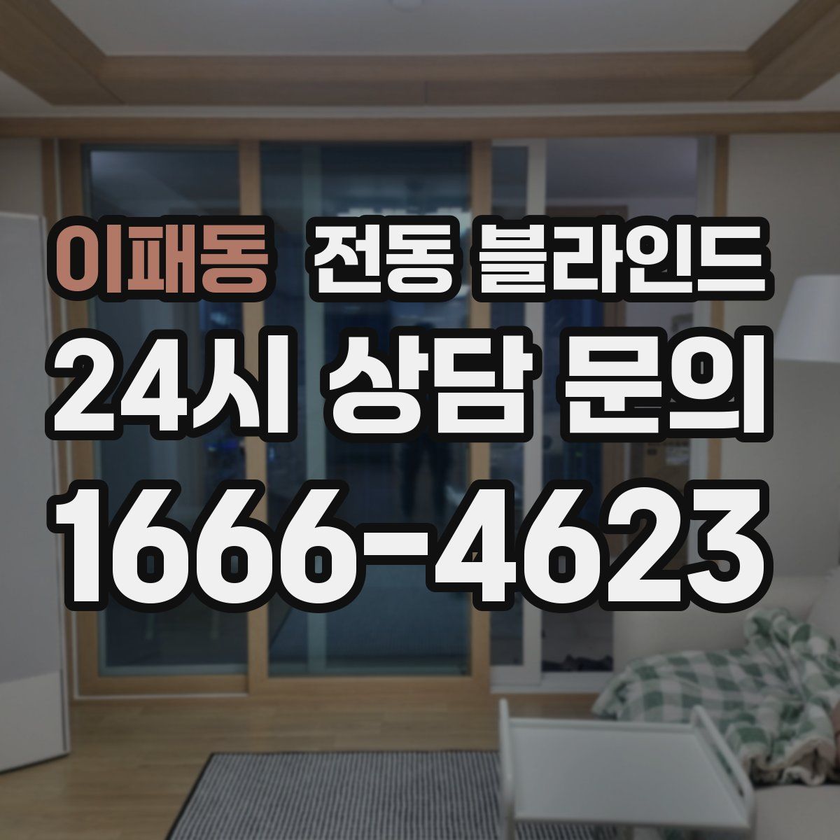 이패동 전동 블라인드