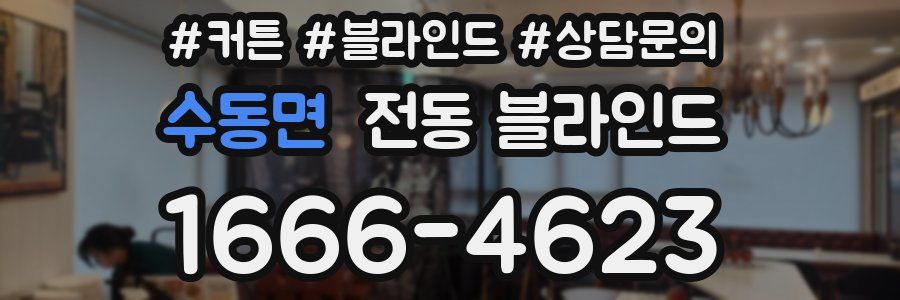 수동면 전동 블라인드