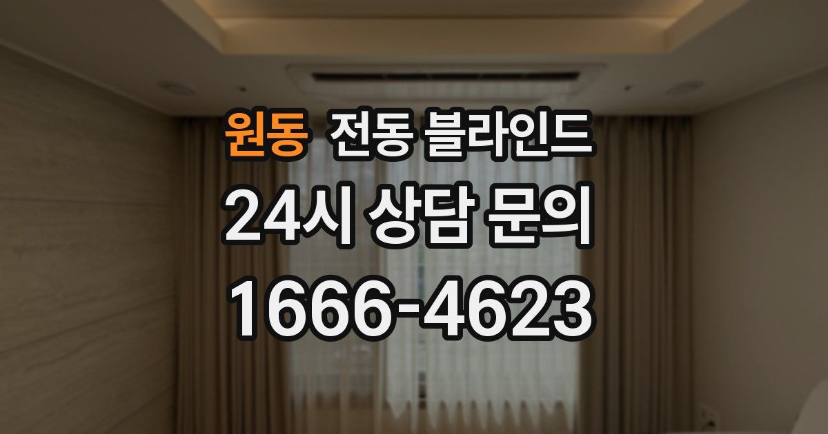 원동 전동 블라인드