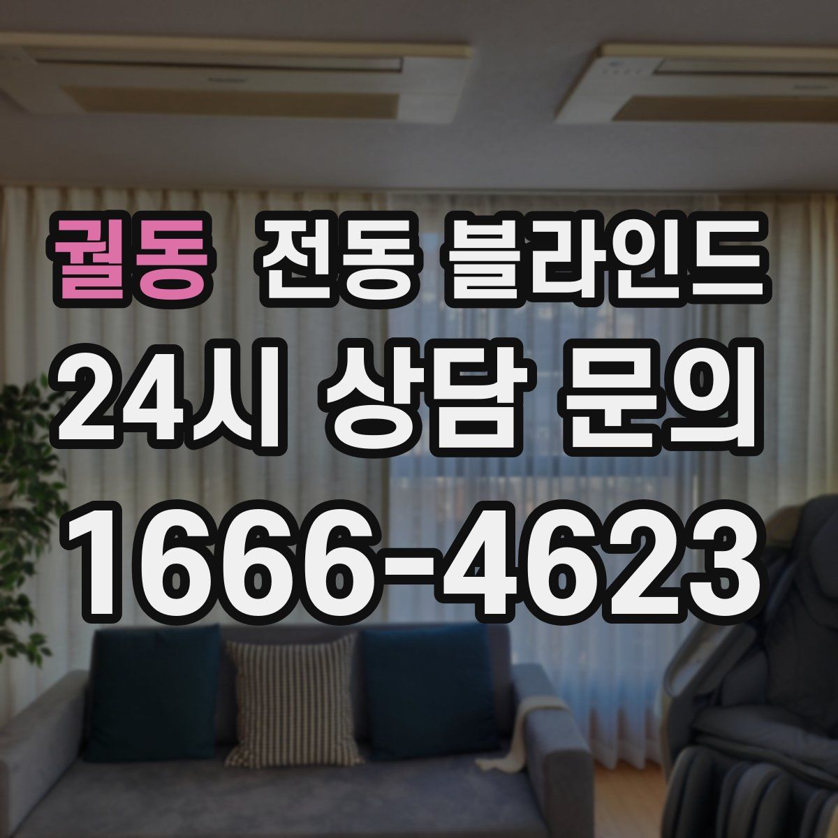 궐동 전동 블라인드