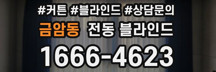 금암동 전동 블라인드