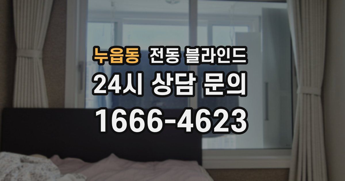 누읍동 전동 블라인드